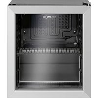 Bomann KSG 7282 Glaskühlschrank EEK: F (A - G) 48l Standgerät Schwarz von Bomann