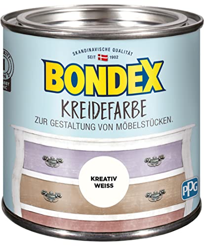Bondex Kreidefarbe Kreativ Weiss - 0,5L - 386520 von Bondex