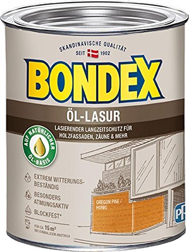 Bondex Öl-Lasur 2,50l - 391325 oregon pine / honig von Bondex