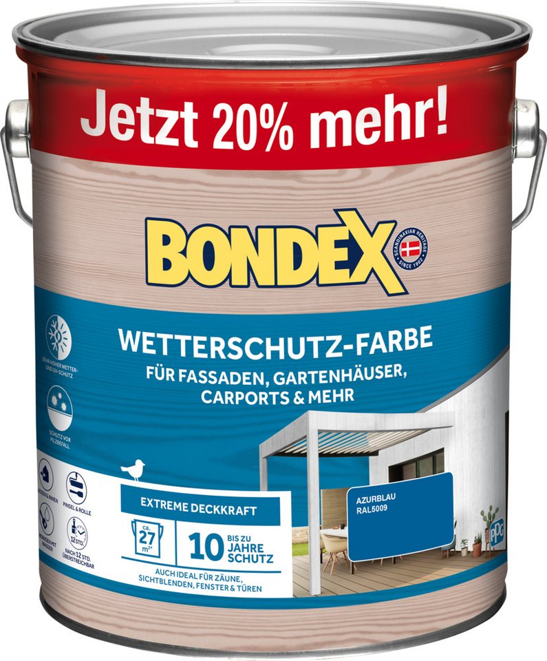 Bondex Wetterschutzfarbe Wetterschutz-Farbe von Bondex