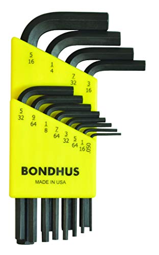 Bondhus Winkelschlüssel-Satz Sechskant HLX12S, 12-teilig, 12236 von Bondhus