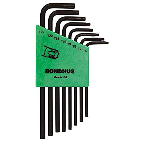 Bondhus Winkelschlüssel-Satz Star Tip TLX8S, 8-teilig, 31832 von Bondhus