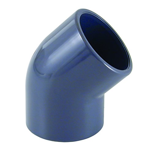 PVC - U 45° Winkel Muffe 63 mm PN16 von Boni-Shop