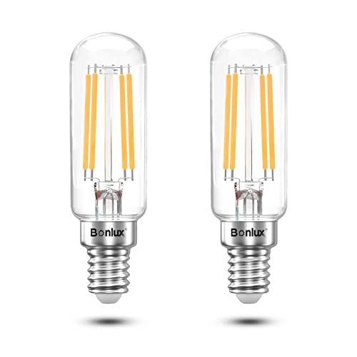 Bonlux E14 LED Glühbirne für Dunstabzugshaube Warmweiß 2700K 4W E14 SES Dunstabzug Birnen 400LM Ersetzt 40W Halogen Leuchtmittel für Abzugshaube, Kühlschranklampe, Salzlampe, 220-240V, 2 Stück von Bonlux