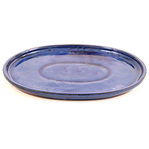 Bonsai - Untersetzer oval 26,5 x 21,5 cm, blau 54321 von Bonsai-Shopping