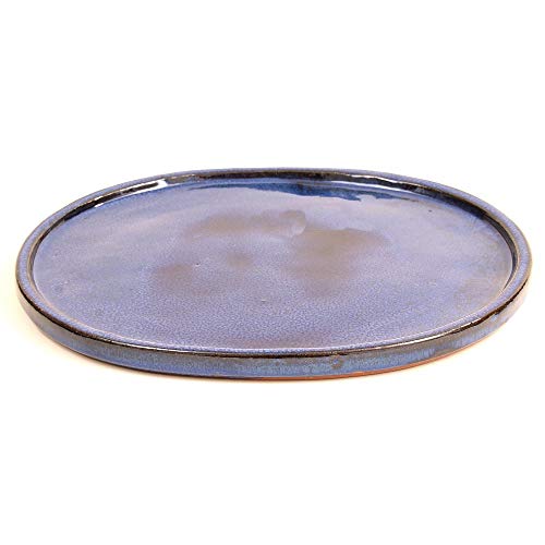 Bonsai - Untersetzer oval 35 x 28 cm, blau 54302 von Bonsai-Shopping