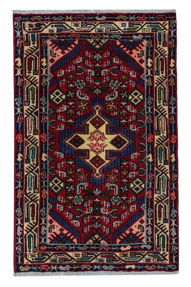 Orientteppich Perserteppich Hamadan 120 x 77 cm, Borento, rechteckig, Handgeknüpft von Borento