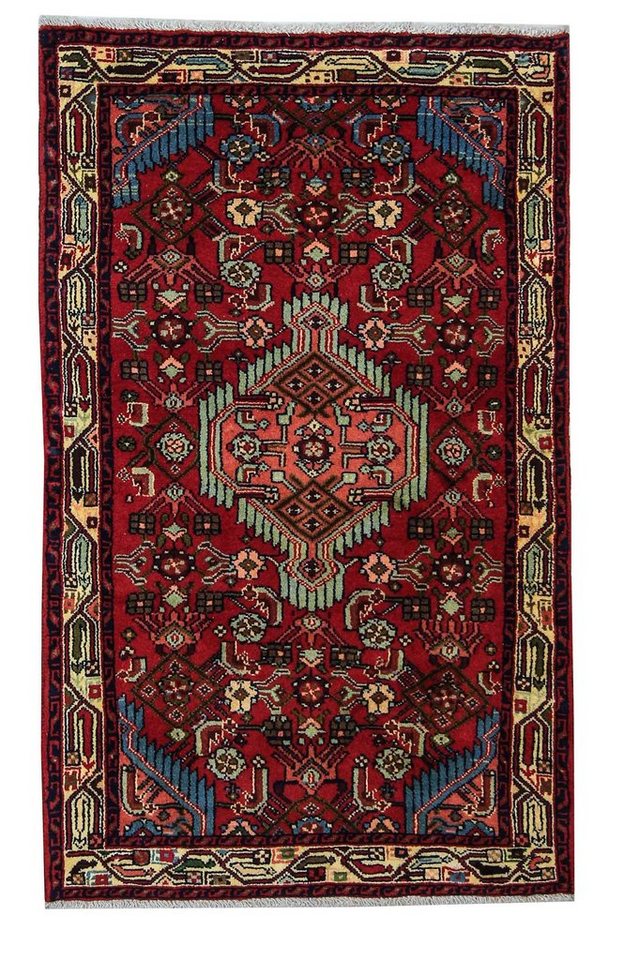 Orientteppich Perserteppich Hamadan 136 x 83 cm, Borento, rechteckig, Handgeknüpft von Borento
