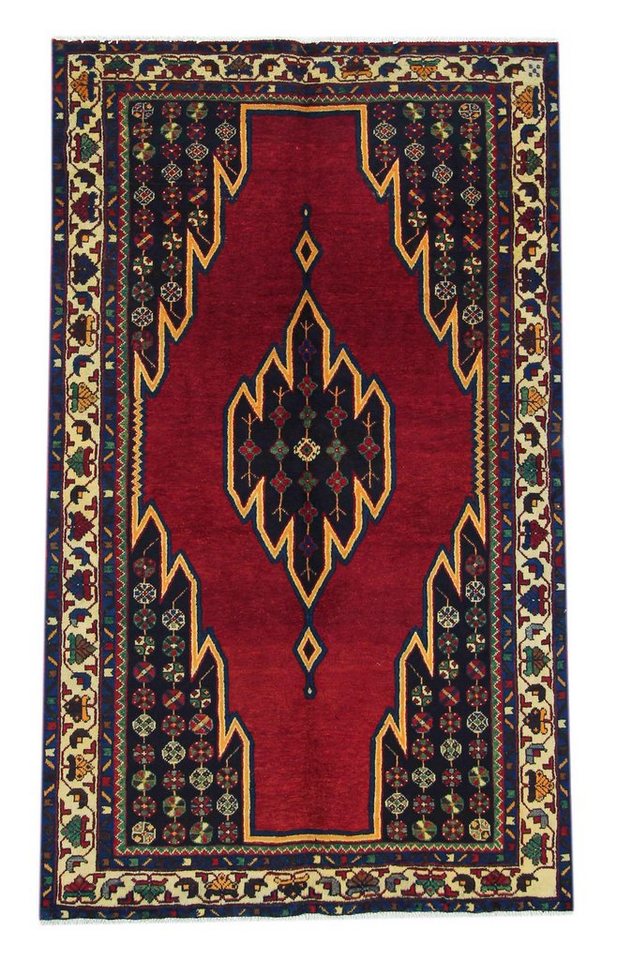 Orientteppich Perserteppich Hamadan 212 x 127 cm, Borento, rechteckig, Handgeknüpft von Borento