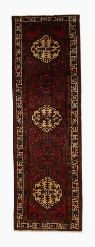 Orientteppich Perserteppich Meshkin 315 x 100 cm, Borento, rechteckig, Höhe: 10 mm, Handgeknüpft von Borento