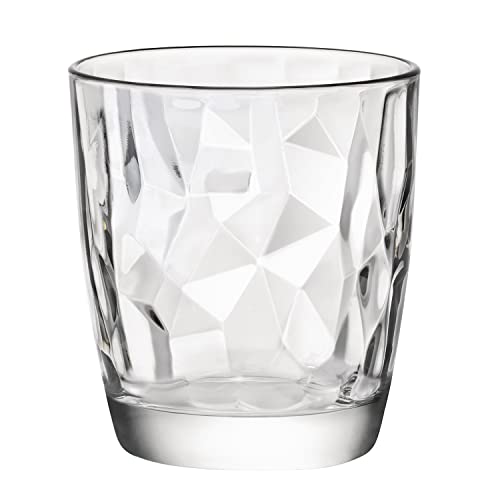 Bormioli Rocco 302260 Diamond Trasparente Whiskyglas, 390 ml, Glas, transparent, 6 Stück von Cosecha Privada