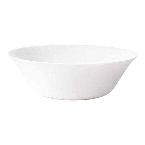 Bormioli Rocco White Moon Salatschüssel, Glas, 25,4 cm Durchmesser, 1 Stück, 480200F77321990 von Bormioli Rocco