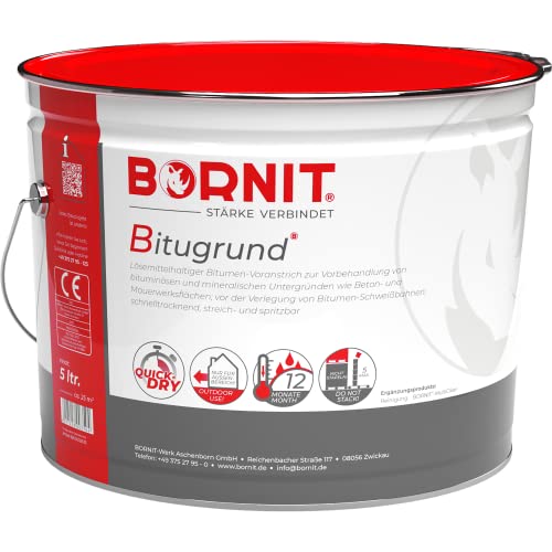 Bornit - Voranstrich Bitugrund - Verschiedene Gebindegrößen (Gebindegröße: 5 Liter) von Bornit