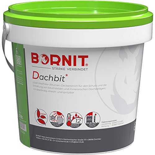 Bornit - Dachbit Bitumen-Schutzanstrich | Dachanstrich | umweltschonend - Größe: 5 L von BORNIT