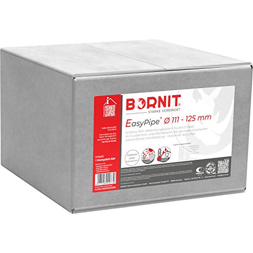Rohrabdichtung BORNIT® EasyPipe Rohrmanschette Rohrabdichtung - Größe: 111-125 mm von Bornit