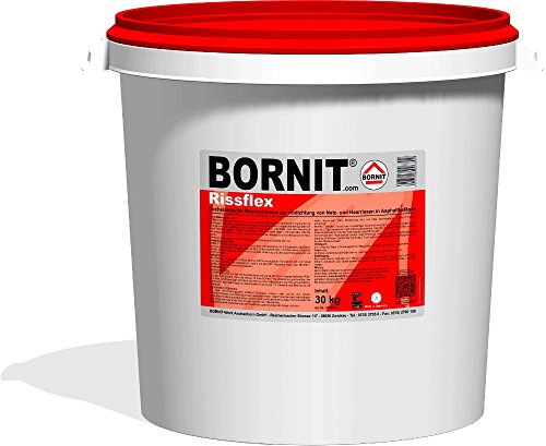 Bornit - Rissflex Reparaturmasse für Asphalt Kaltverguss Straße - Gebindegröße: 30 kg von BORNIT