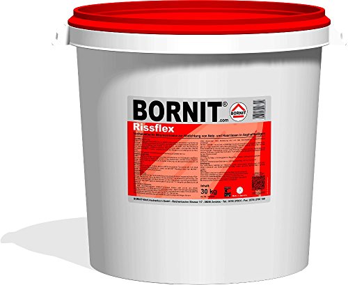 Bornit - Rissflex Reparaturmasse für Schäden in Asphalt Kaltverguss - Gebindegröße: 12 kg von BORNIT