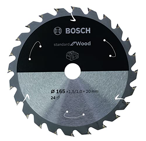 Bosch Accessories 1x Kreissägeblatt Standard for Wood (Holz, Sägeblatt Ø 165 x 30 x 1,5 mm, 48 Zähne, Zubehör Akku Kreissäge) von Bosch Accessories