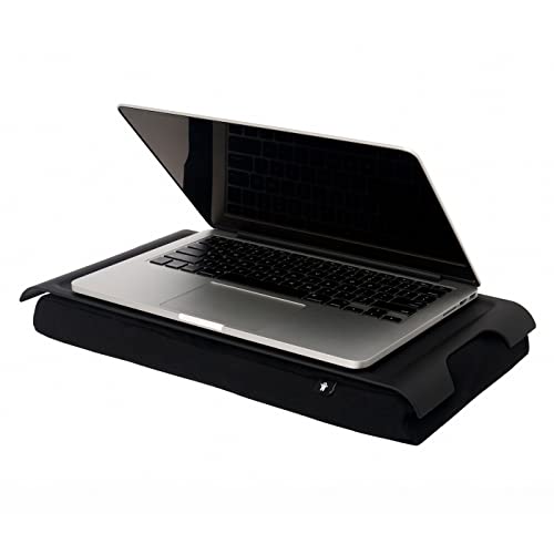 Bosign Kissentablett - Mini Laptray Antislip für den Laptop, Essen. Schwarz - 43x23x6,5 von bosign