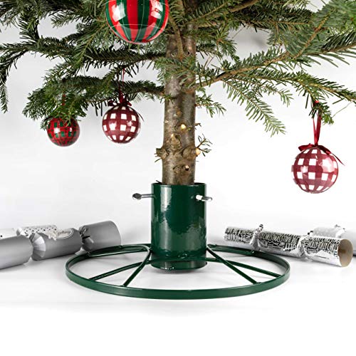 Bosmere G481 Moderne Christbaumständer 4 Zoll, grün glitzern von Bosmere