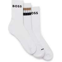 BOSS Freizeitsocken "3P QS Rib Stripe CC", (Packung, 3er), mit Logodetails von Boss