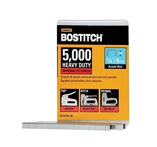 Bostitch bta704–5 C Heavy Duty häuslichen Gebrauch Heftklammern, 1/4 x 2/12,7, 5000-pack von Bostitch