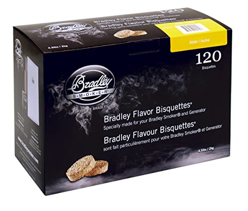 Bradley Smoker BTAL120 Erle Bisquetten 120 Pack von Bradley Smoker