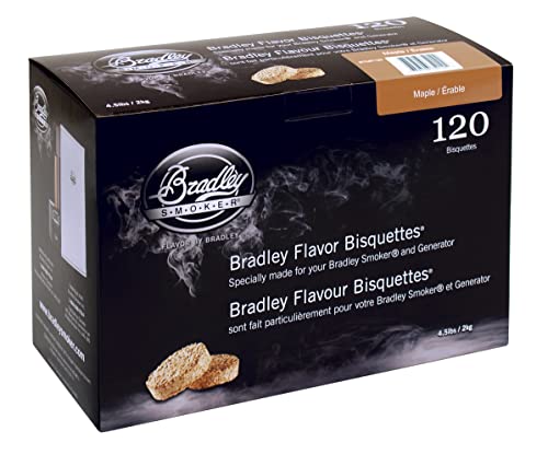 Bradley Smoker BTMP120 Ahorn Bisuetten 120 Pack von Bradley Smoker