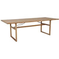 Brafab Vevi Gartenesstisch Teak natur 230x95 cm von Brafab