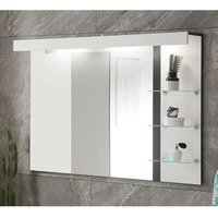 Badezimmerspiegel mit Glasablagen LED Beleuchtung von Brandolf