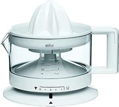 Braun Household Tribute Collection CJ 3000 Zitruspresse (20 W, 0,35 l) weiß von Braun