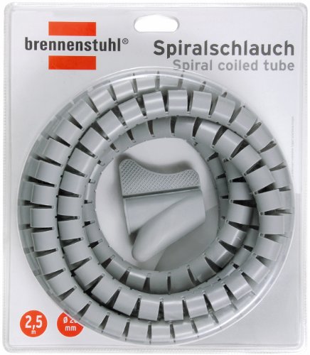 Brennenstuhl Spiralschlauch L = 2,5m; Ø = 20mm grau von Brennenstuhl