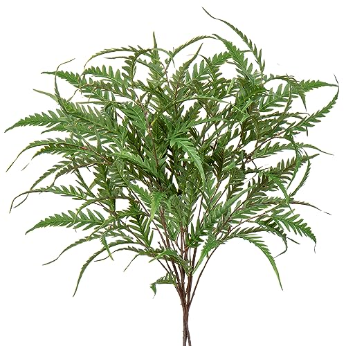 3PCS 80CM Farnzweig Kunstzweig Künstliche Polyscias Fruticosa, Herbst Deko Ming Aralia Kunstpflanze Wie Echt Dekozweig für Gesteck Herbst Dekoration von Briful