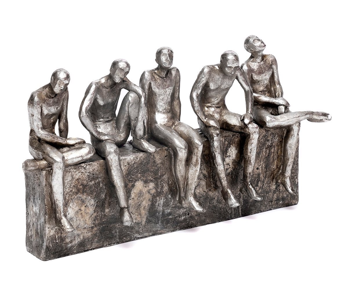 Brillibrum Dekofigur Skulptur Männer Antik-Stil Design Dekofigur Polyresin Figur Statue von Brillibrum