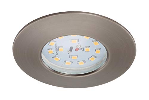 Briloner Einbauleuchte 1-flammig Kunststoff industrial LED 6,5W dimmbar IP44 von Briloner Leuchten