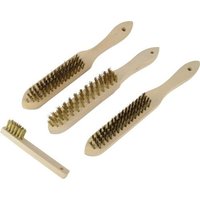 Brüder Mannesmann Drahtbürste Stahl, Messing 275mm 4teilig 1 Set von Brüder Mannesmann