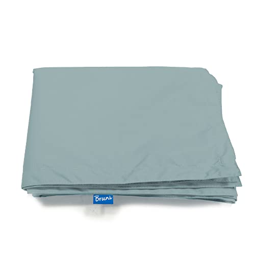 Bruni Sitzsack-Wechselhülle - Sitzsack-Bezug für alle rechteckigen 180 x 140 cm XXL-Sitzsäcke, Material wasserdicht, Indoor und Outdoor geeignet, extrem robust (eisgrau) von Bruni