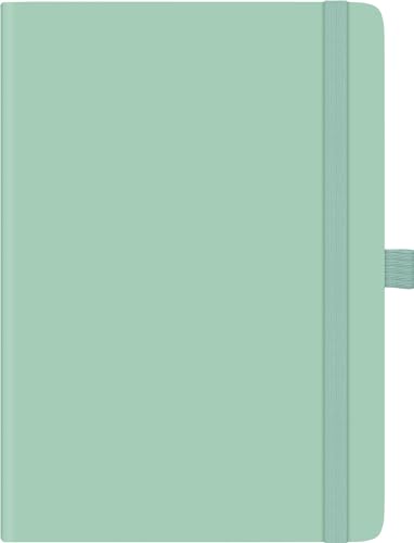 BRUNNEN Buchkalender Kompagnon Modell 791 66 (2025), 2 Seiten = 1 Woche, A5, 144 Seiten, PU-Einband, flexibel, hellgrün von Brunnen