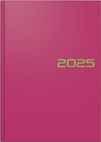 BRUNNEN Buchkalender Modell 795 (2025), 1 Seite = 1 Tag, A5, 352 Seiten, Balacron-Einband, pink von Brunnen