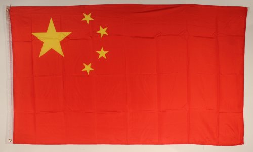 Buddel-Bini Flagge Fahne ca. 90x150 cm : China Nationalflagge Nationalfahne von Buddel-Bini