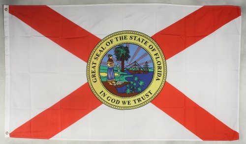 Buddel-Bini Flagge Fahne ca. 90x150 cm : Florida von Buddel-Bini