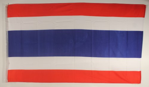 Buddel-Bini Flagge Fahne ca. 90x150 cm : Thailand Nationalflagge Nationalfahne von Buddel-Bini