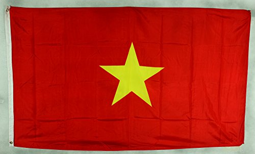 Buddel-Bini Flagge Fahne ca. 90x150 cm : Vietnam Nationalflagge Nationalfahne von Buddel-Bini