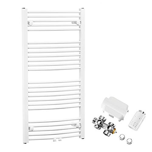 Buderus Badheizkörper Set Logatrend Direct gerade Mittenanschluss Komplettset (1820 x 600 mm gerade) von Buderus