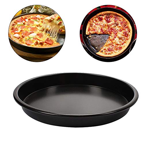 Rundes Pizza-Backblech aus Aluminiumlegierung, antihaftbeschichtet (17,8 cm Ø 19 cm) von BULZEU