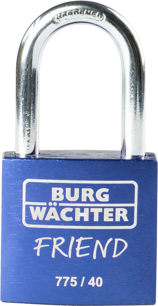 Burg Wächter Vorhängeschloss 775 40 35 Friend blue 20.5 x 32.5 mm von Burg-Wächter