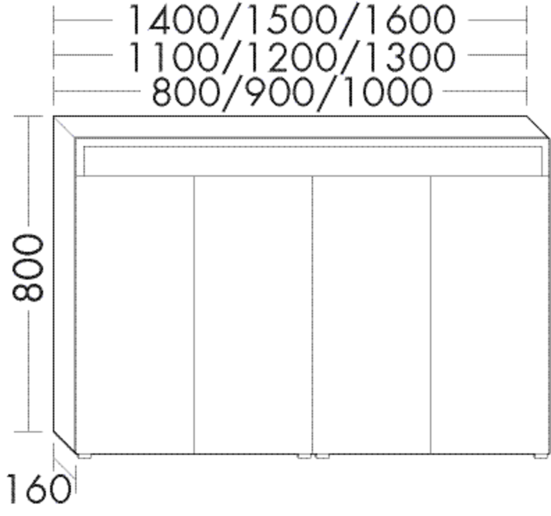 Burgbad Spiegelschrank Sys30 PG3 800x900x160 Eiche Dekor Toffee, SPIC090F3166 SPIC090F3166 von Burgbad