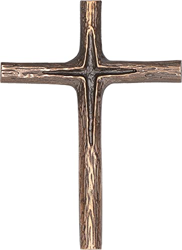 Wandkreuz Kreuz aus Bronze dunkel patiniert 11 cm Kruzifix Schmuckkreuz von Butzon & Bercker