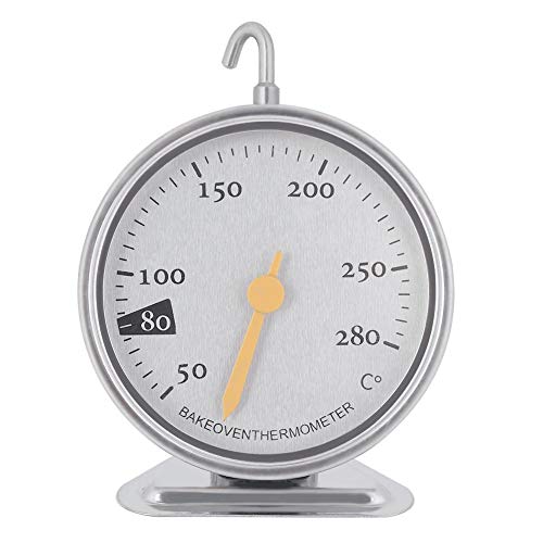 Ofenthermometer, 50 280 bis 280 ℃ Edelstahl Langlebiges Küchenherdthermometer mit großem Zifferblatt von BuyWeek