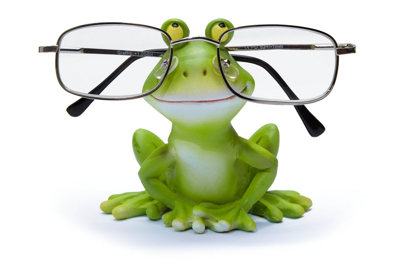By Bers Dekoobjekt Frosch Brillenhalter f. Jung + Junggebliebene Brillenständer (ein wirklich aussergewöhnliches Geschenk und Designstück), wirklich witzig und süß von By Bers